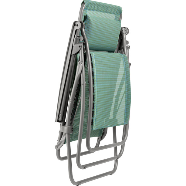 Lafuma Mobilier R Clip Chaise longue Batyline, turquoise/gris