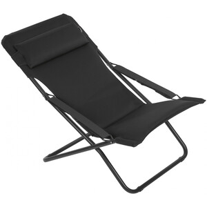 Lafuma Mobilier Transabed Aurinkotuoli Air Comfort, musta musta