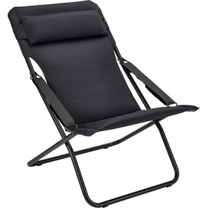 Lafuma Mobilier Transabed Aurinkotuoli Air Comfort, musta musta