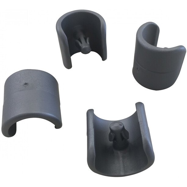 Lafuma Mobilier Protezioni per piedi della sedia Ø25mm 4 pezzi, grigio
