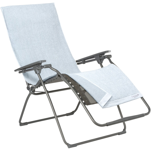 Lafuma Mobilier Littoral Frottee Cover für Relax Stühle grau