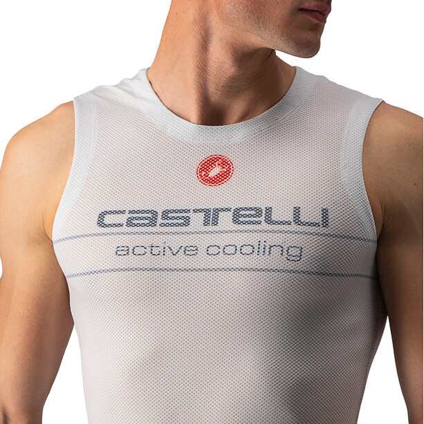 Castelli Active Cooling Maglia a maniche corte Uomo, grigio