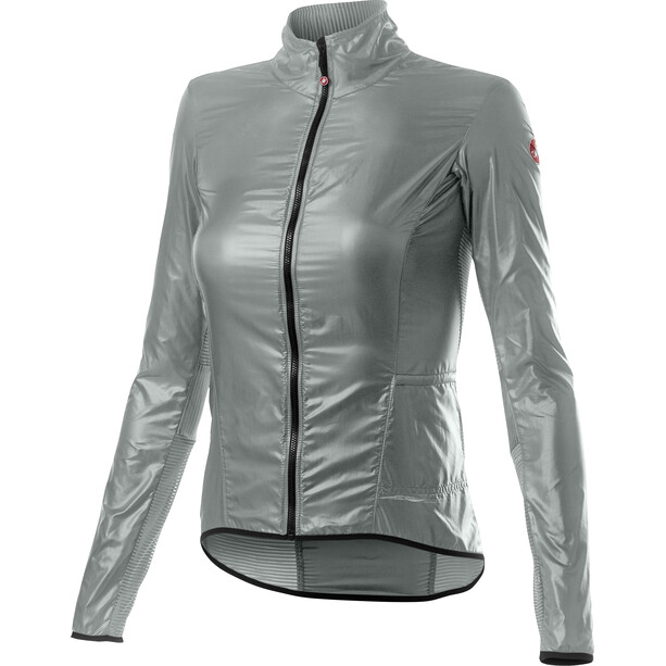 Castelli Aria Shell Jacket Women silver/gray