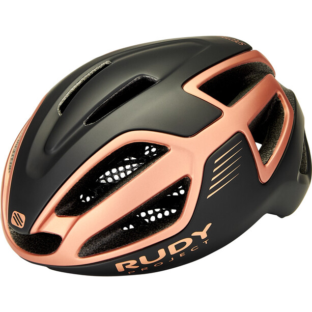 Rudy Project Spectrum Kask rowerowy, czarny/brązowy