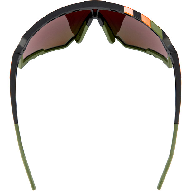 Rudy Project Defender Glasses black matte/olive orange stripes/olive/multilaser orange