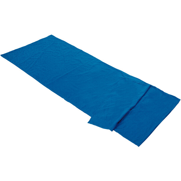 High Peak Modica Lenzuolo in cotone Per sacchi a pelo quadrati, blu