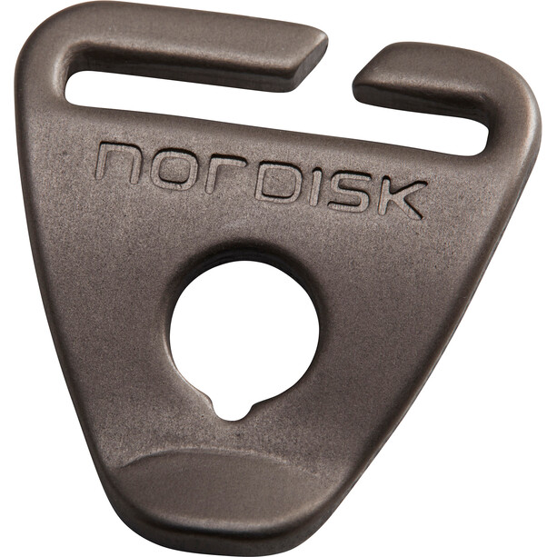 Nordisk Aluminium Helmet Slide 20mm 8 Stück braun