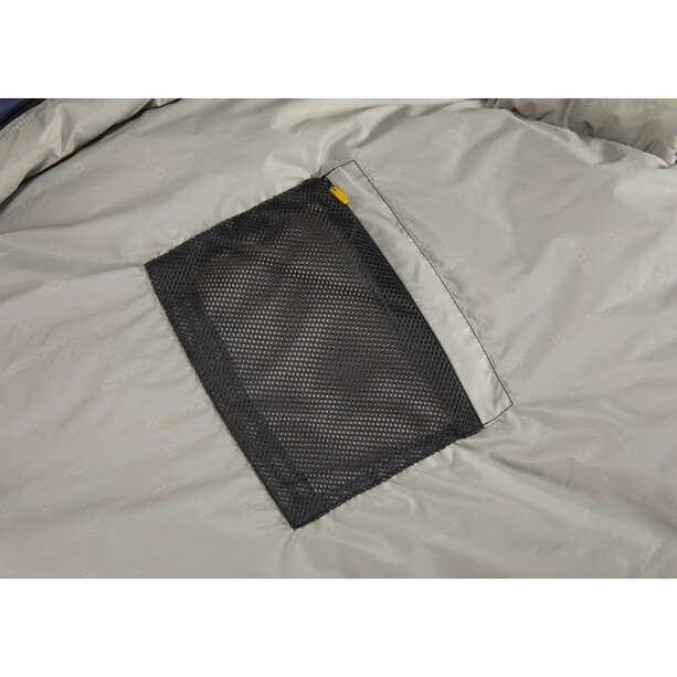 Nordisk Puk +10° Curve Saco de Dormir XL, azul/negro