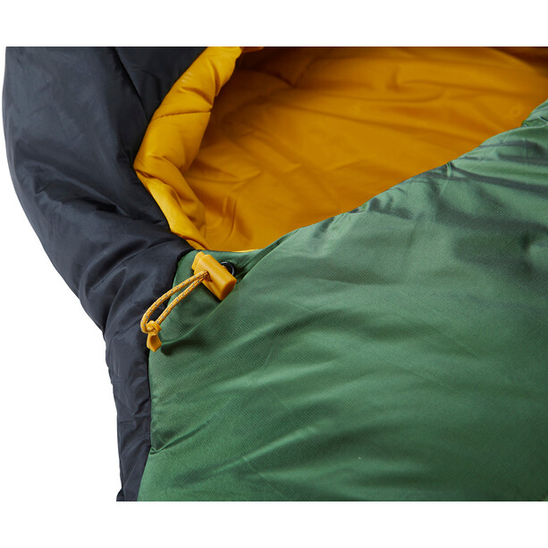 Nordisk Gormsson +10° Curve Sleeping Bag M artichoke green/mustard yellow/black