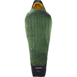 Nordisk Gormsson -20° Mummy Sacco a pelo M, nero/verde nero/verde
