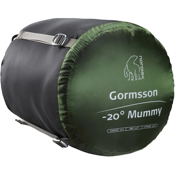 Nordisk Gormsson -20° Mummy Schlafsack L schwarz/grün
