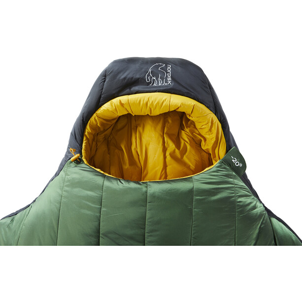 Nordisk Gormsson -20° Mummy Sac de couchage XL, noir/vert