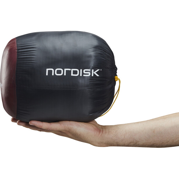 Nordisk Oscar -2° Curve Makuupussi XL, musta/punainen