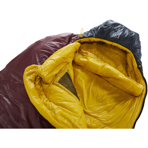 Nordisk Oscar -2° Curve Sleeping Bag XL rio red/mustard yellow/black