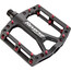 Reverse Black One Pedals black/red