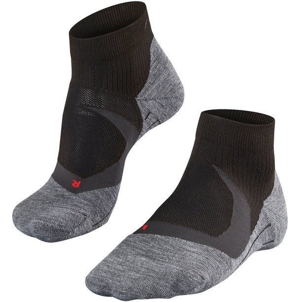 Falke RU 4 Cool Kurze Socken Herren schwarz/grau