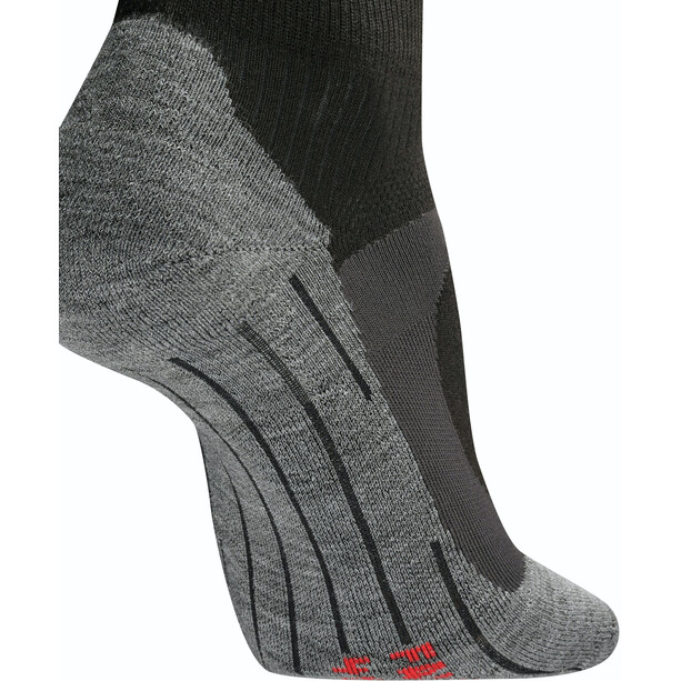 Falke RU 4 Cool Calcetines Cortos Mujer, negro/gris