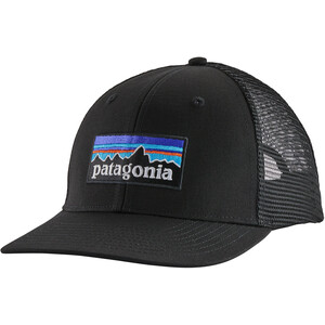 Patagonia P-6 Logo Trucker Cap, zwart zwart