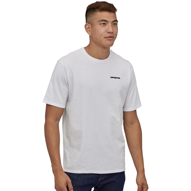 Patagonia P-6 Logo T-shirt Responsibili Homme, blanc