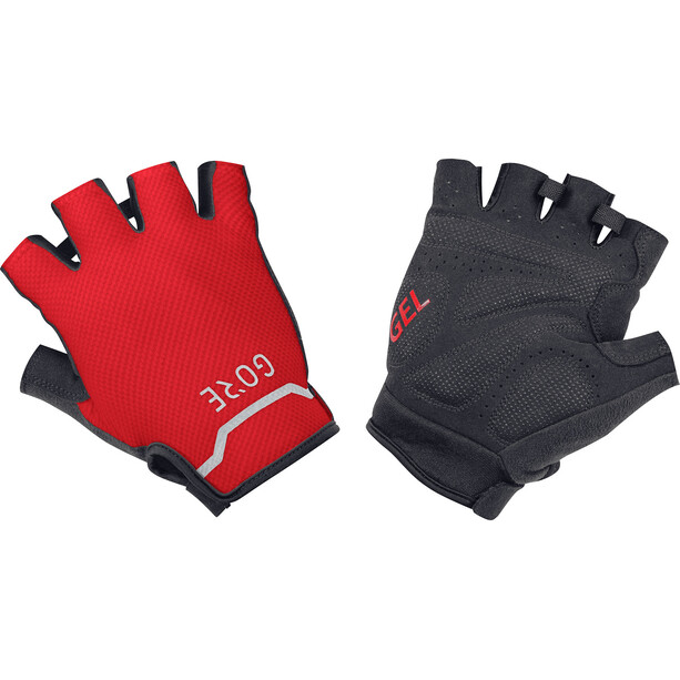 GOREWEAR C5 Kurzfinger Handschuhe schwarz/rot