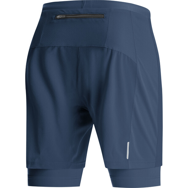 GOREWEAR R5 2-i-1 shorts Herrer, blå