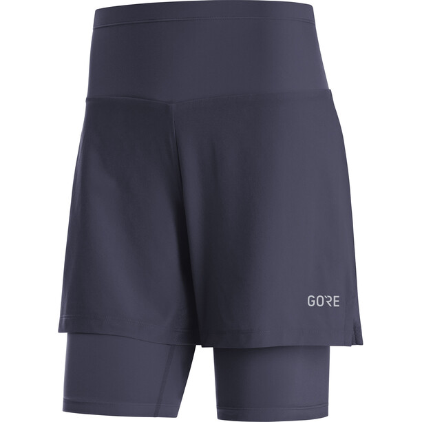 GOREWEAR R5 2-i-1 shorts Damer, blå