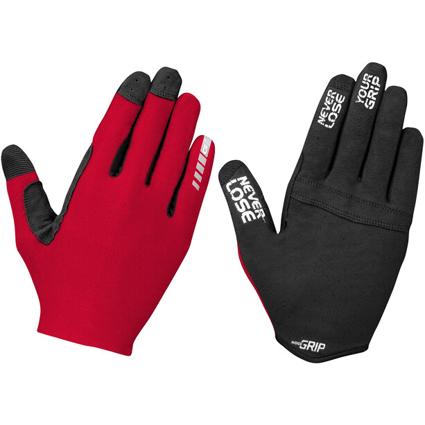 GripGrab Aerolite InsideGrip Long-Finger Gloves red