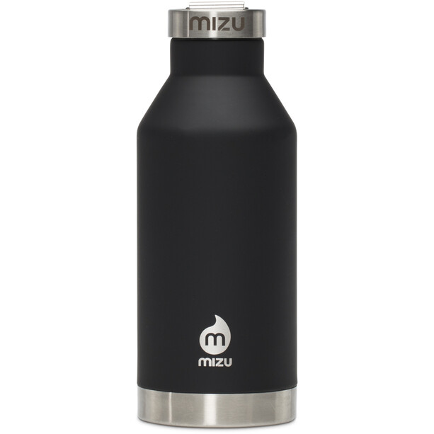 MIZU V6 Botella con Aislamiento con Tapa Acero Inoxidable 600ml, negro