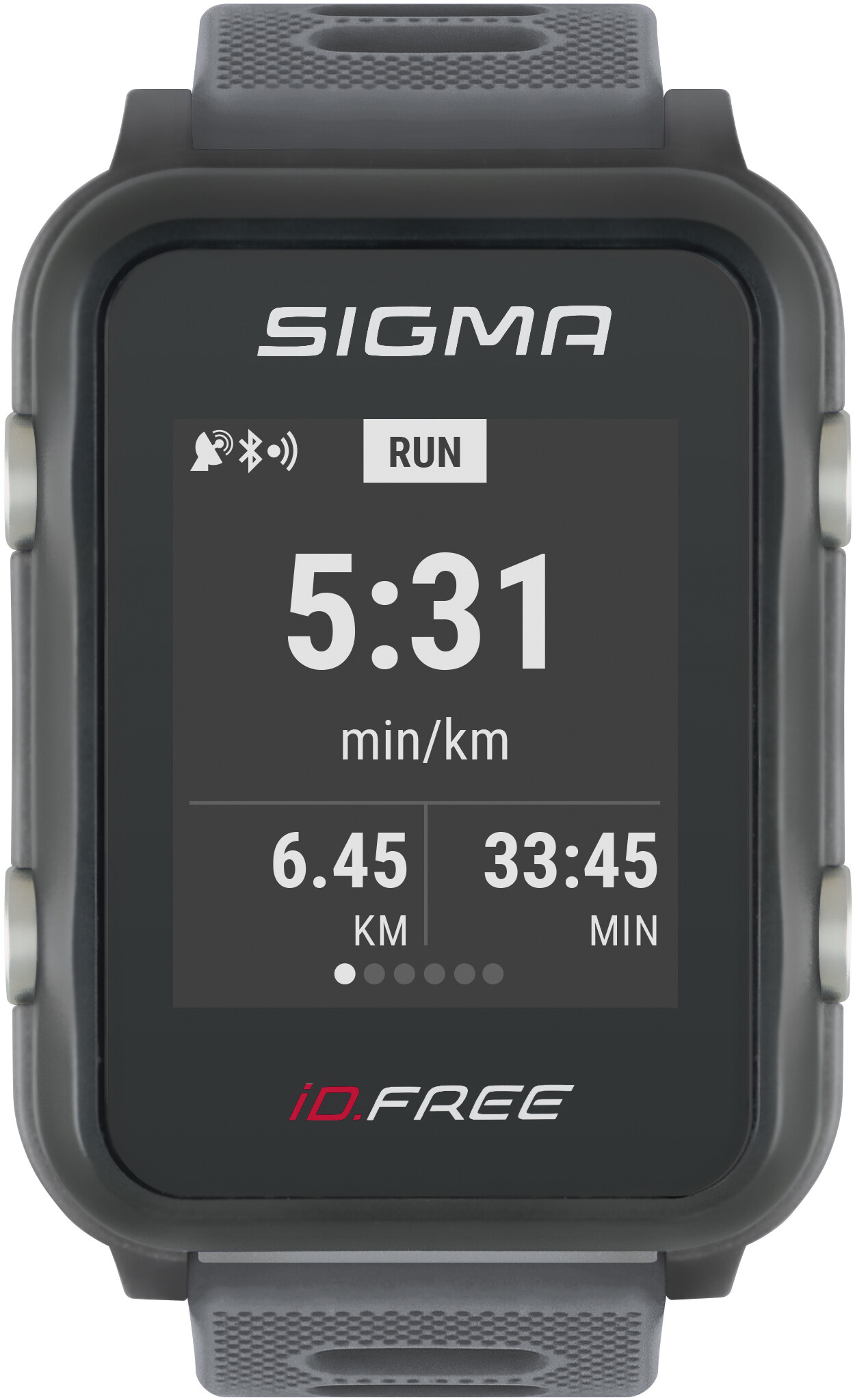 SIGMA ID Tri Orologio Sportivo multifunktionsuhr GPS Crash Sensore polso Misurazione pulsazioni 
