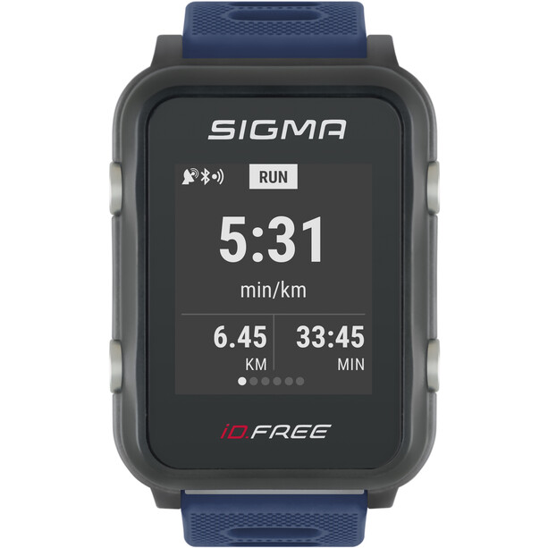SIGMA SPORT iD.FREE GPS Urheilukello, sininen/harmaa