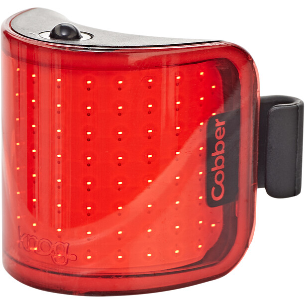 Knog Lil' Cobber Reflektor tylny LED, czerwony/czarny