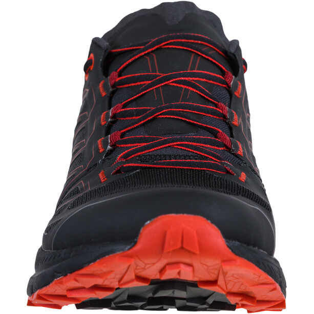 La Sportiva Jackal Zapatillas Running Hombre, negro/rojo