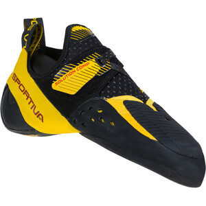 La Sportiva Solution Comp Buty wspinaczkowe Mężczyźni, czarny/żółty czarny/żółty