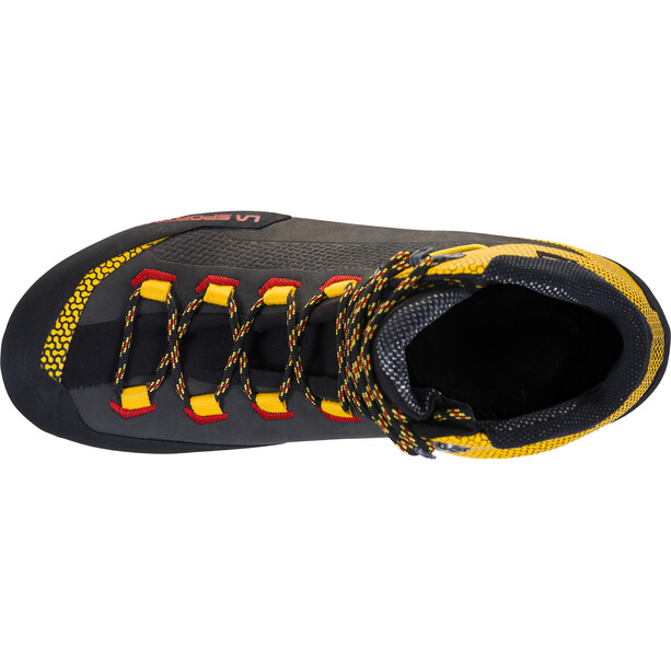 La Sportiva Trango Tech Leather GTX Schuhe Herren schwarz/gelb