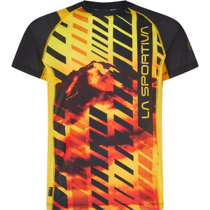 La Sportiva Wave T-Shirt Herren schwarz/gelb