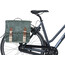 Basil Bohème Bolsa Doble para Bicicletas MIK 35l, verde