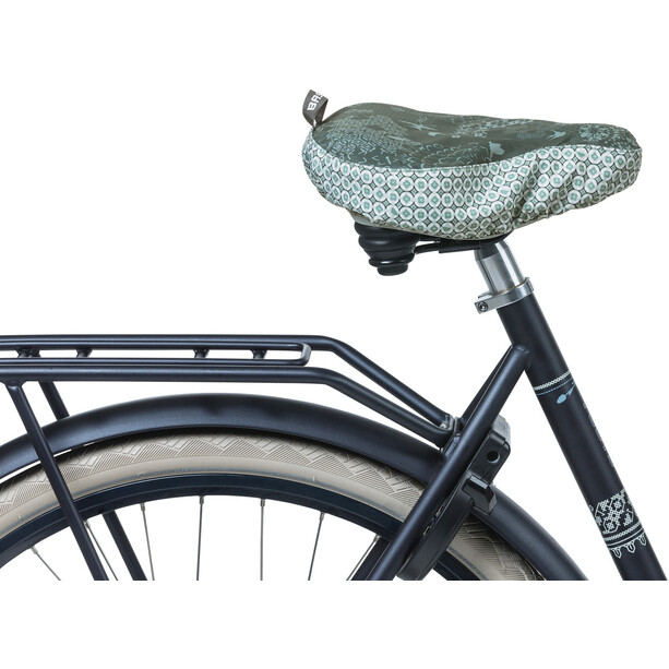 Basil Bohème Pokrowiec na siodełko rowerowe, zielony