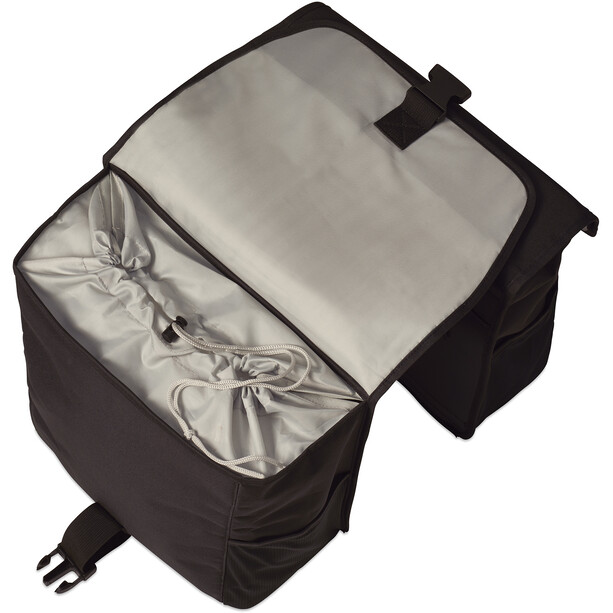 Basil GO Doppel-Gepäckträgertasche 32l schwarz