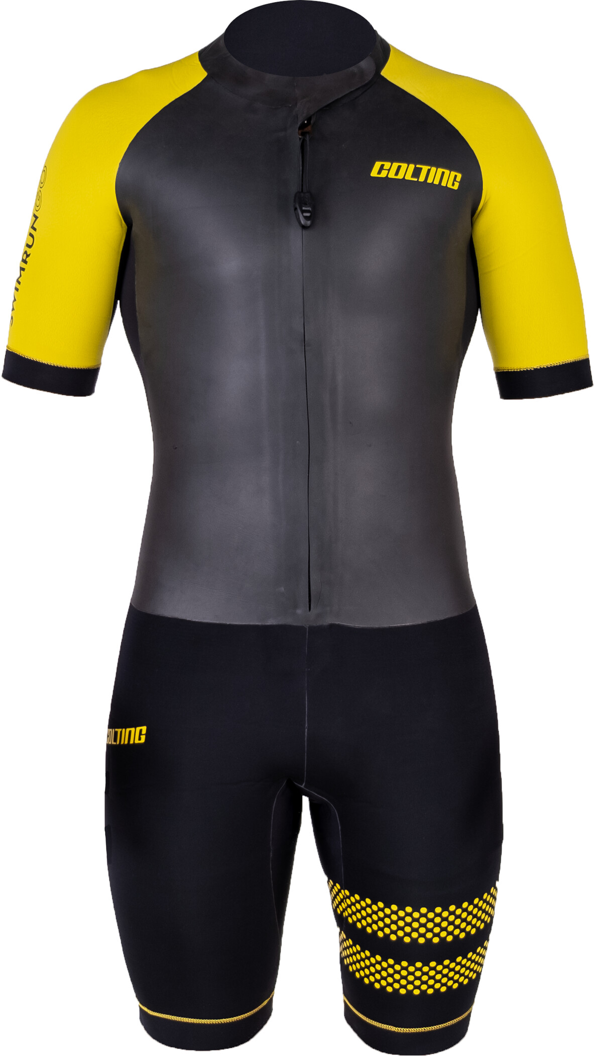 Colting Wetsuits Swimrun Go Wetsuit Men black/yellow | Bikester.co.uk