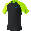 Dynafit Alpine Pro Kurzarm T-Shirt Herren schwarz/gelb
