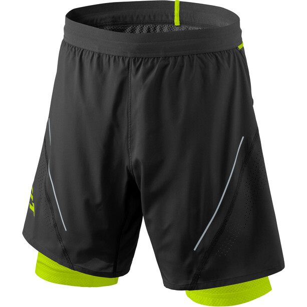 Dynafit Alpine Pro 2-in-1 Shorts Heren, zwart/geel
