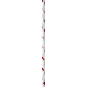 Edelrid Static Low Stretch Seil 10,5mm x 50m weiß/rot weiß/rot
