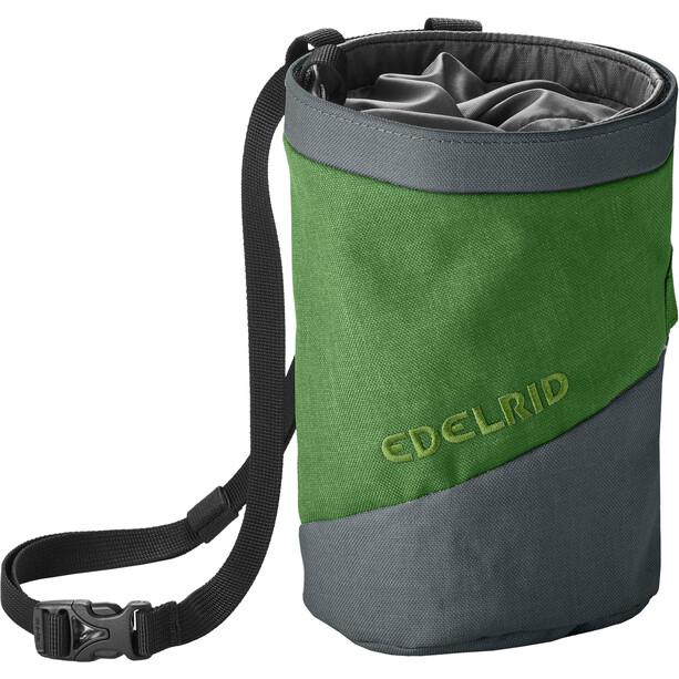 Edelrid Splitter Twist Sacchetto porta magnesite, verde/grigio