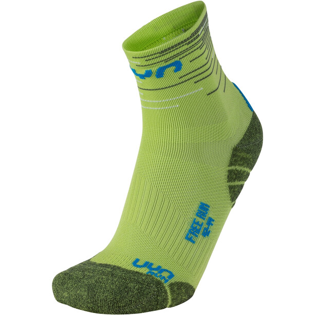 UYN Free Run Socks Men green lime/french blue