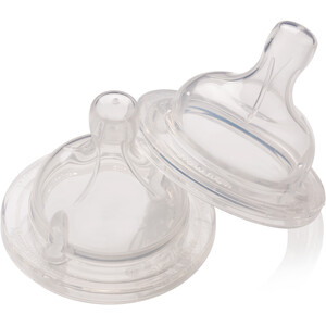 Klean Kanteen Babyflasketopp Medium Flow Pack med 2 Barn Transparent Transparent