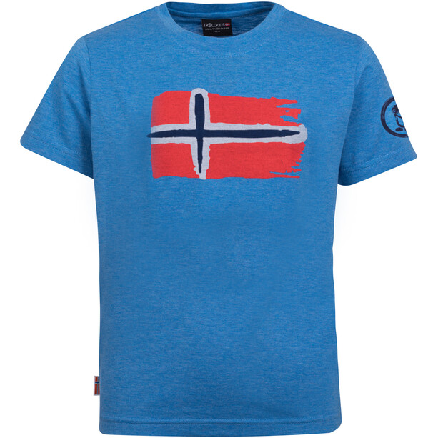 TROLLKIDS Oslo Camiseta Niños, azul