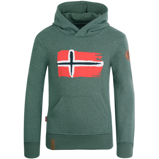 TROLLKIDS Trondheim Sweater Børn, grøn