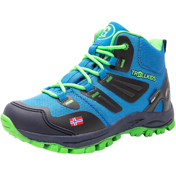TROLLKIDS Rondane Hiker Chaussures Enfant, bleu/vert