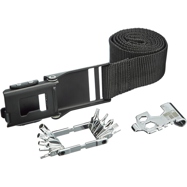 Fix Manufacturing All Time Cinturón incl. Multiherramienta Wheelie Wrench L, negro