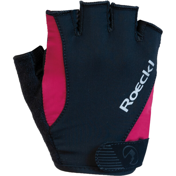 Roeckl Basel Handschuhe schwarz/pink
